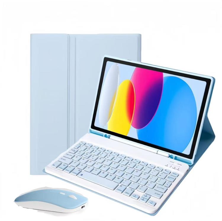 Detachable Magnetic Bluetooth Keyboard Tablet Case with Mouse