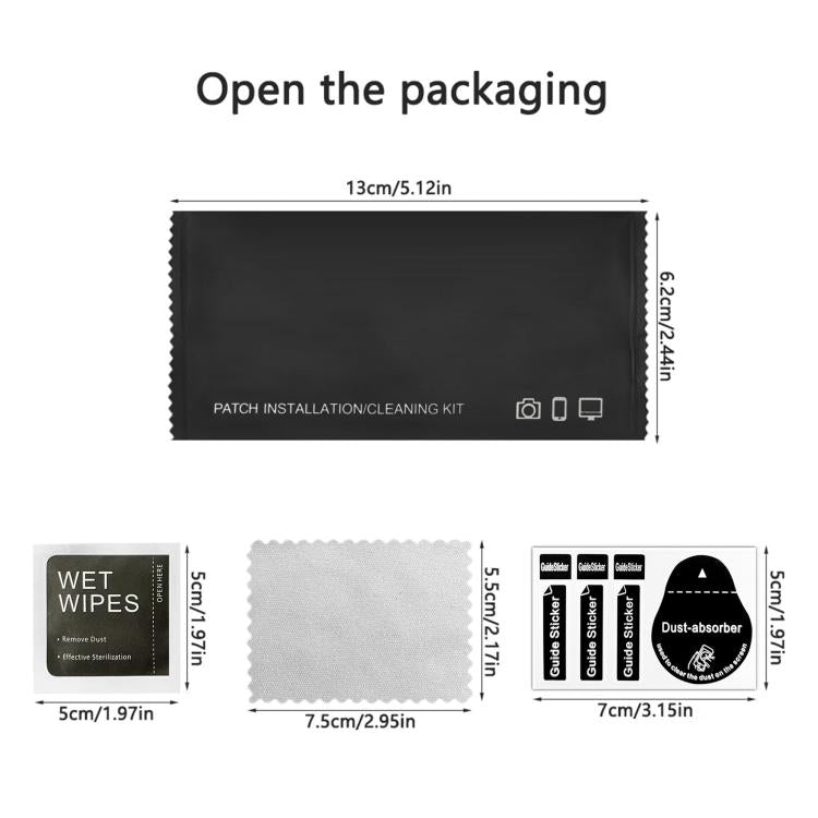 Kalebol High-Aluminum Screen-Printed Full-Coverage Black-Border Privacy Tempered Glass Film