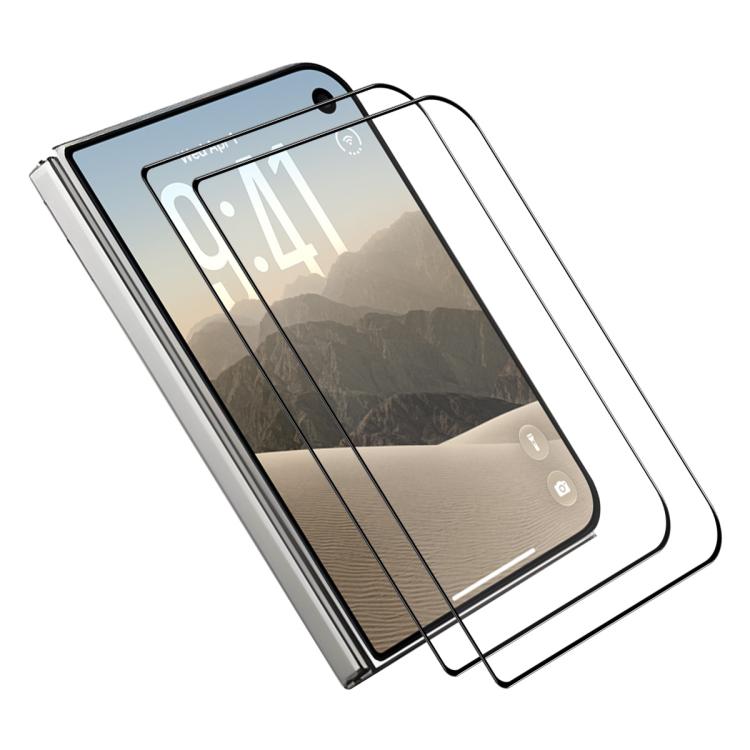 2 PCS/Pack ENKAY Thickened Glue No White Edge High Aluminum-silicon Tempered Glass Film