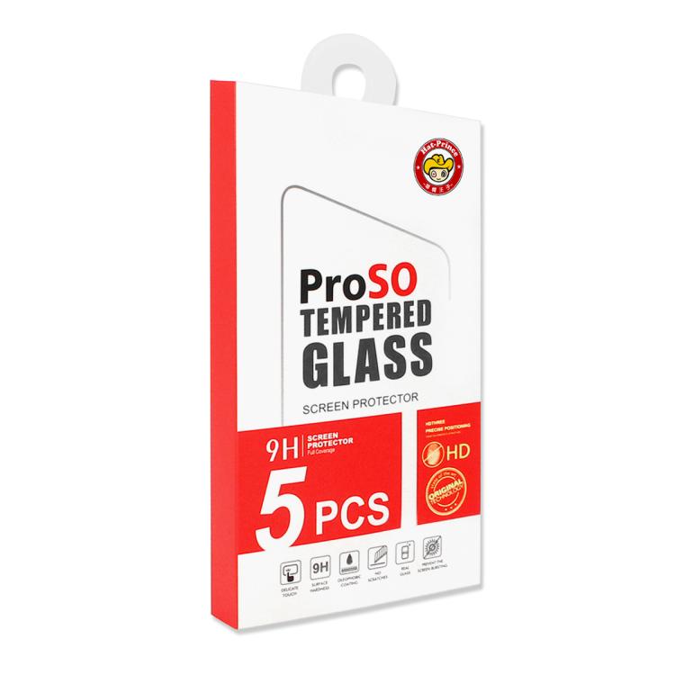 5 PCS/Pack ENKAY Thickened Glue No White Edge High Aluminum-silicon Tempered Glass Film