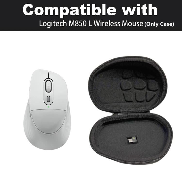 Portable Wireless Mouse Hard Case Storage Bag, For Logitech M850L