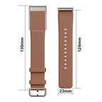 Silver Pin Buckle Leather Watch Band — view 11