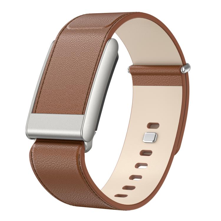 Rivet Buckle Leather Watch Band — view 7