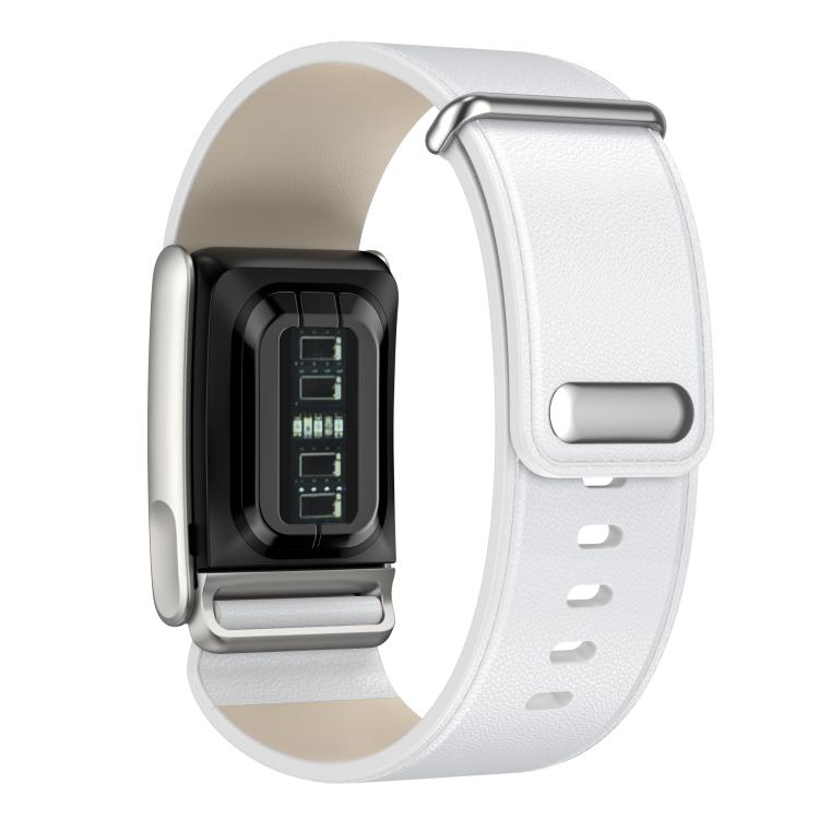 Rivet Buckle Leather Watch Band — For WHOOP 5.0 Electrocardiogram