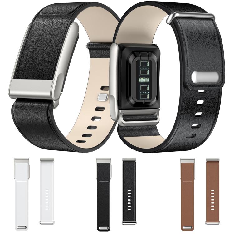 Rivet Buckle Leather Watch Band — view 9