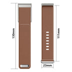 Rivet Buckle Leather Watch Band — view 11