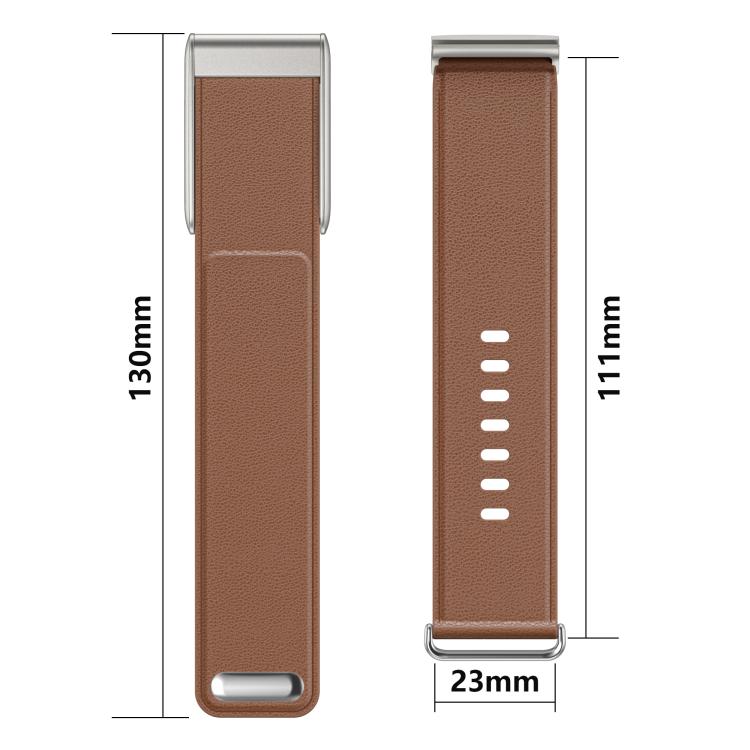 Rivet Buckle Leather Watch Band — view 11