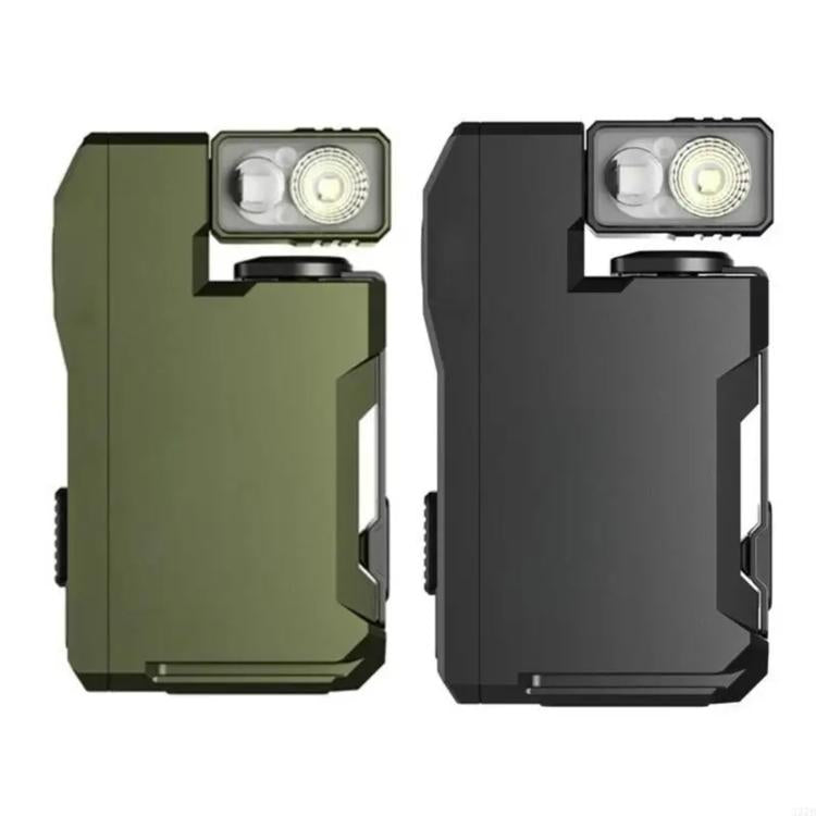Rechargeable EDC Magnetic Portable Mini Flashlight — Green
