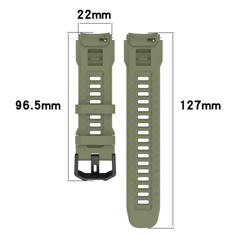 Quick Release Buckle Sport Silicone Watch Band