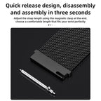 Milanese Magnetic Stainless Steel Watch Band