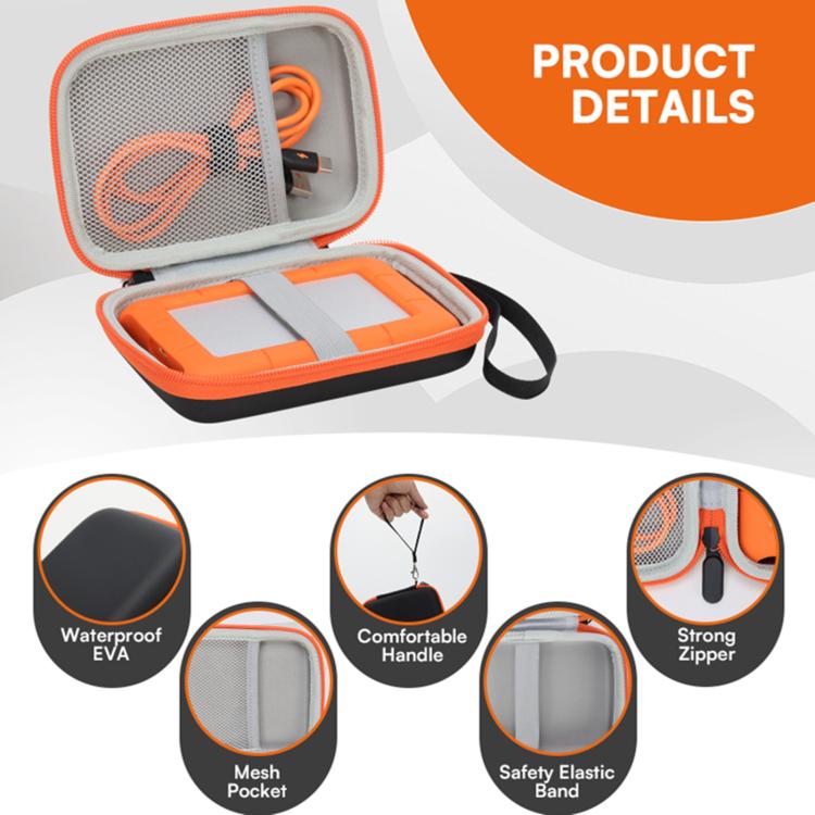 For LaCie Rugged Mini Hard Disk Portable Storage Protection Bag — view 5