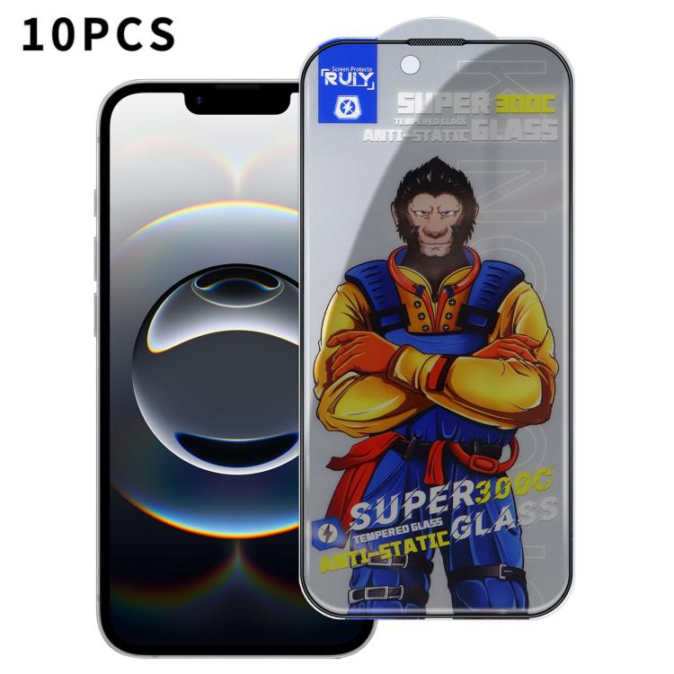 10pcs Armor 300C Ultra-Curved Anti-Static Anti-Dust Silk-Screened Privacy Tempered Glass Film — view 34