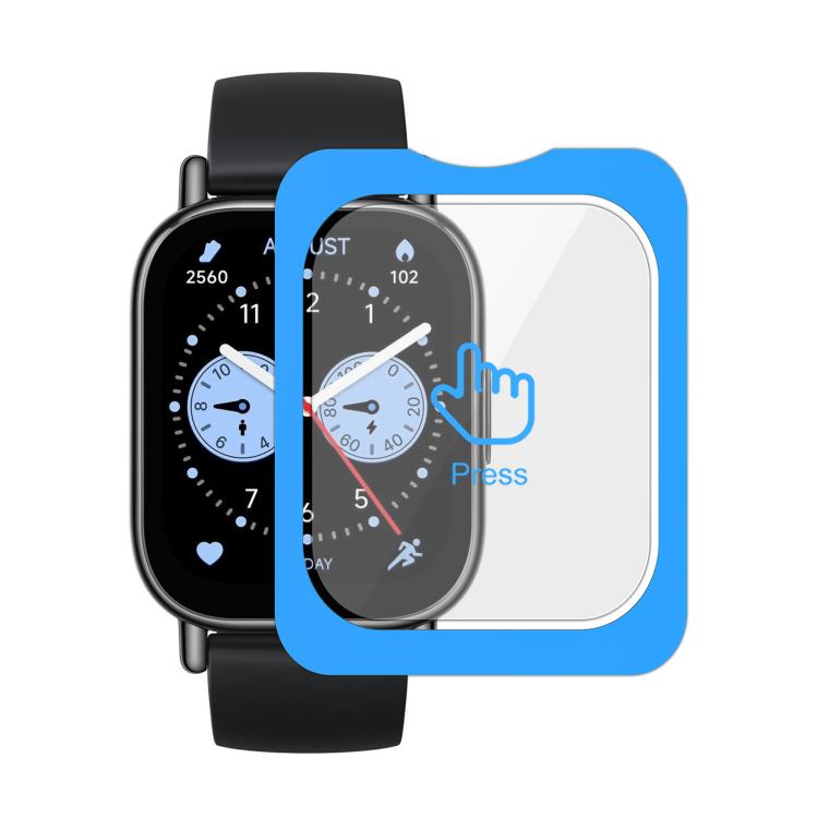 Full-Screen Anti-Fingerprint HD Positioning Easy Installation Watch Tempered Glass Film