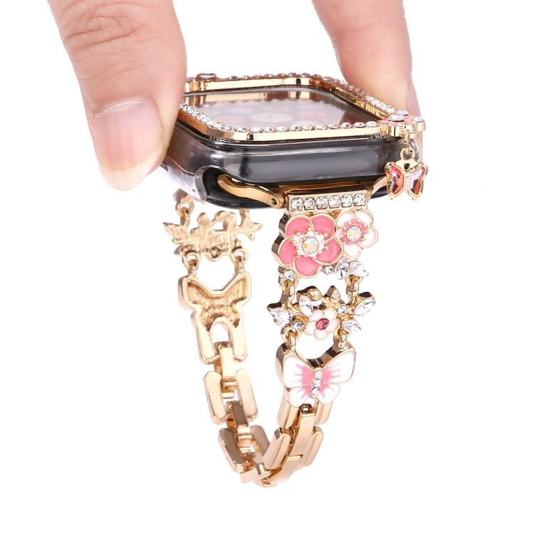 Tassel Flower Single-Diamond Hollow Watch Shell Band Kit