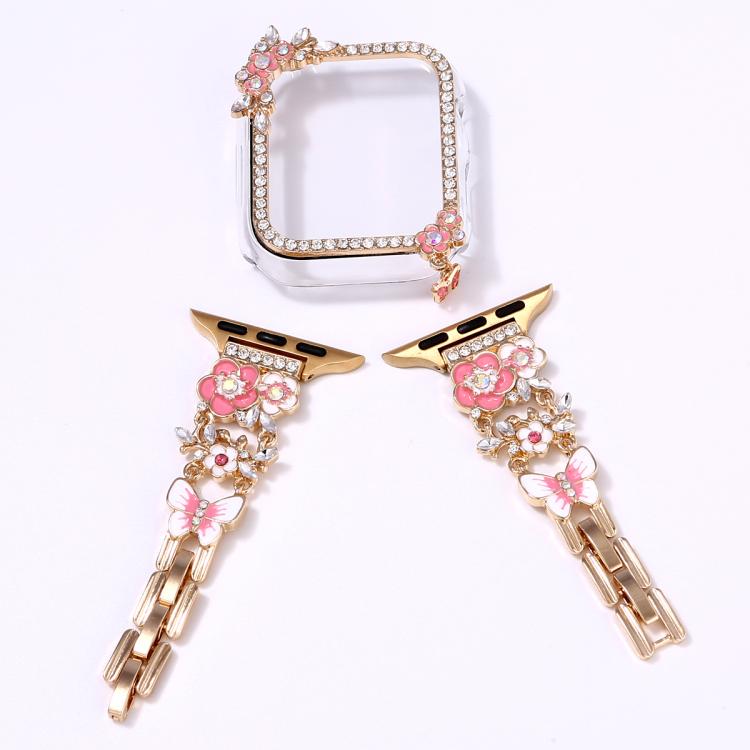 Tassel Flower Single-Diamond Hollow Watch Shell Band Kit
