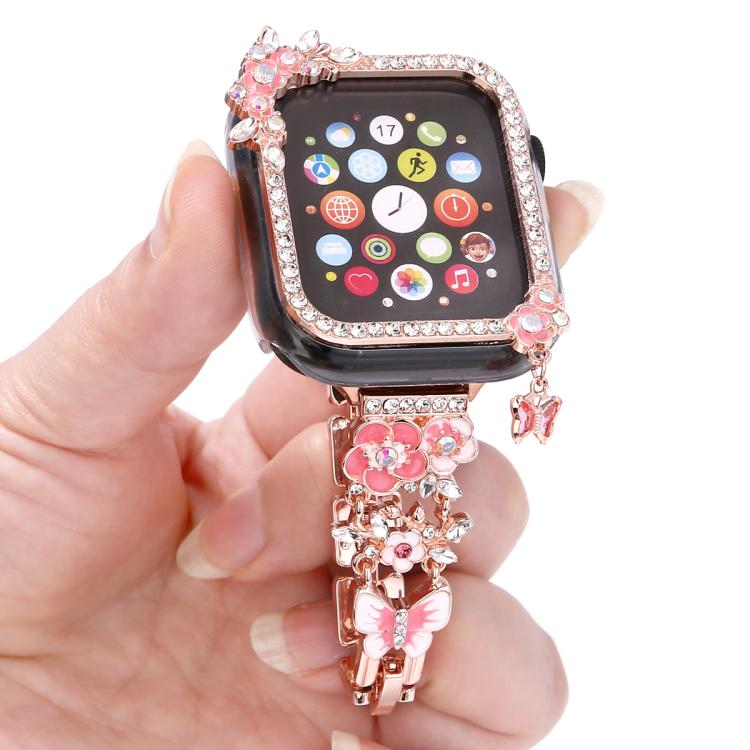 Tassel Flower Single-Diamond Hollow Watch Shell Band Kit