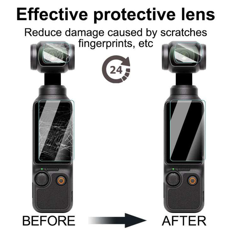 Easy Install HD AR Hardness Tempered Glass Lens Film Screen Protector