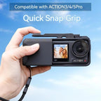 Magnetic Quick-Release Base Mount Grip — For DJI Osmo Action 5 Pro / 4 / 3