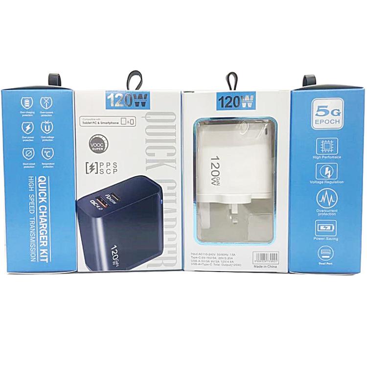 TE-PD65 GaN PD 65W + QC4.0 USB Fully Compatible Protocol Charger for MacBook ，US Plug