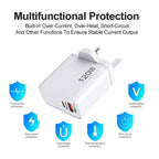 TE-PD65 GaN PD 65W + QC4.0 USB Fully Compatible Protocol Charger for MacBook ，UK Plug