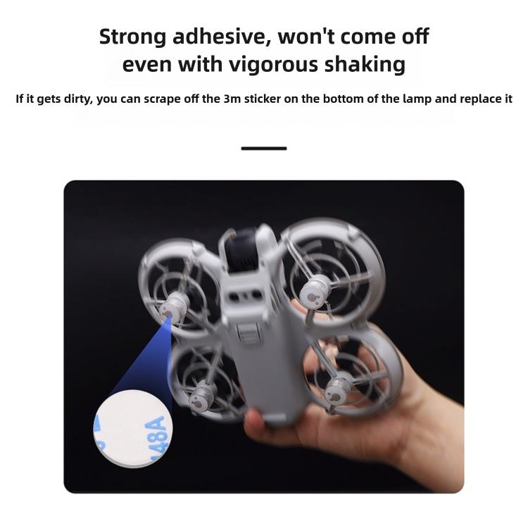 For DJI Neo 2 DJ-64 Mini Night Flight Cool Colored LED Flashlight — view 5