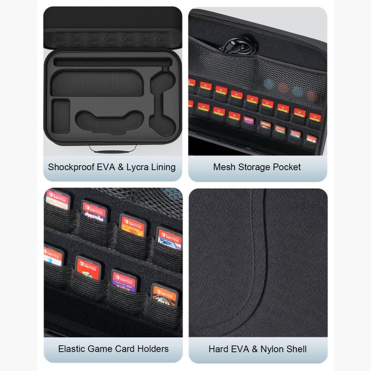 Game Controllers Multi-Functional Handheld Hard-Shell Crossbody Bag