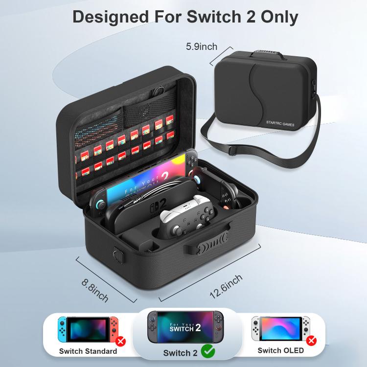 Game Controllers Multi-Functional Handheld Hard-Shell Crossbody Bag