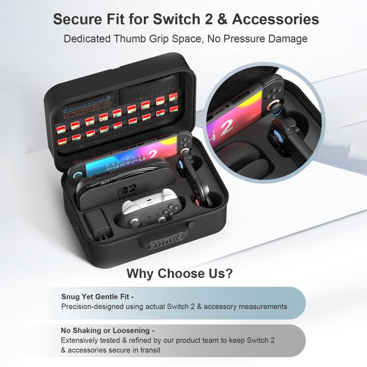Game Controllers Multi-Functional Handheld Hard-Shell Crossbody Bag