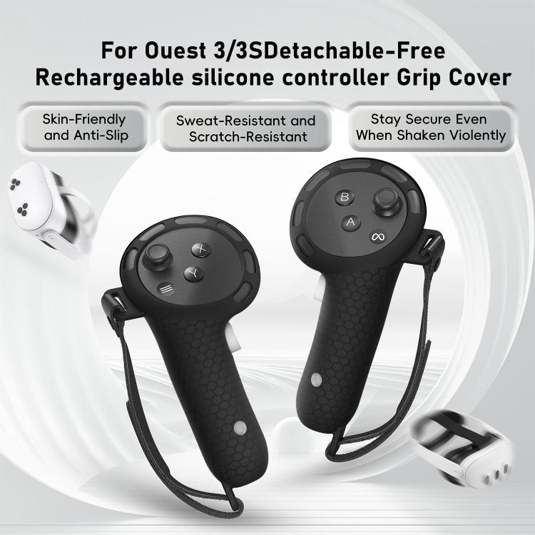 No Disassembly Required Honeycomb Silicone Handle Protective Cover