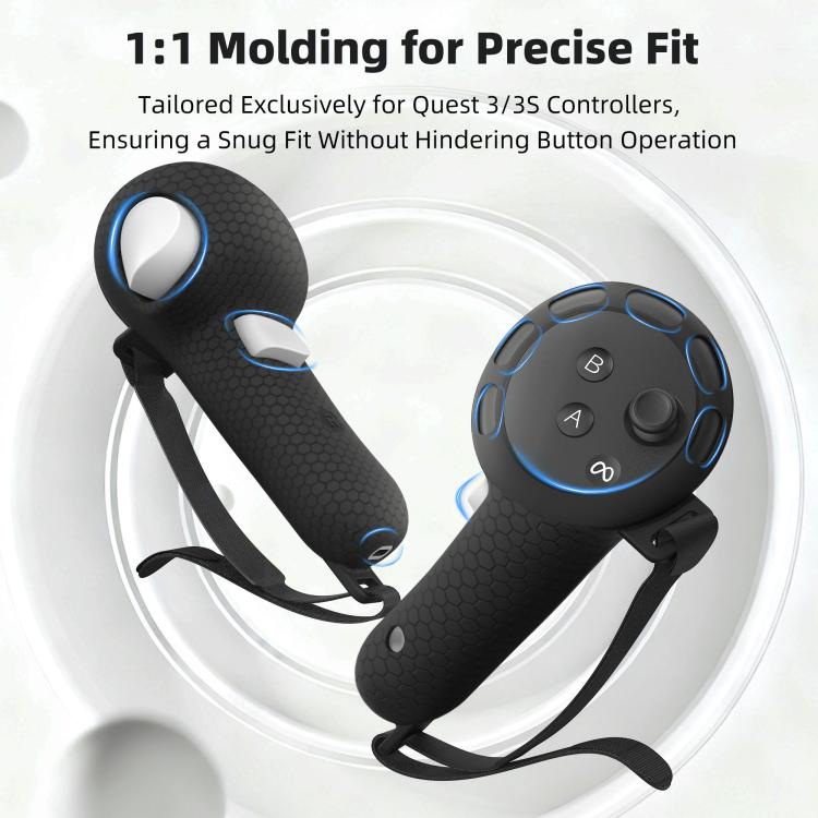 No Disassembly Required Honeycomb Silicone Handle Protective Cover
