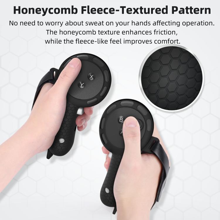 No Disassembly Required Honeycomb Silicone Handle Protective Cover