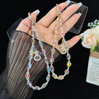 Prosperous Lucky Money Bag Cube Sugar Crystal Phone Chain