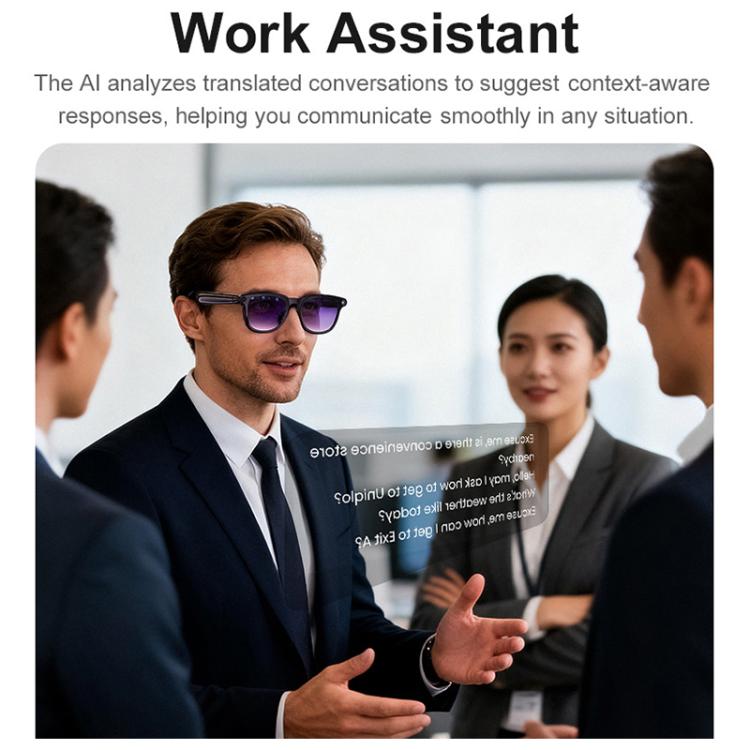 A2 8MP HD Smart Camera Glasses, Support AI Translation / AI Assistant / Bluetooth Calling — view 14