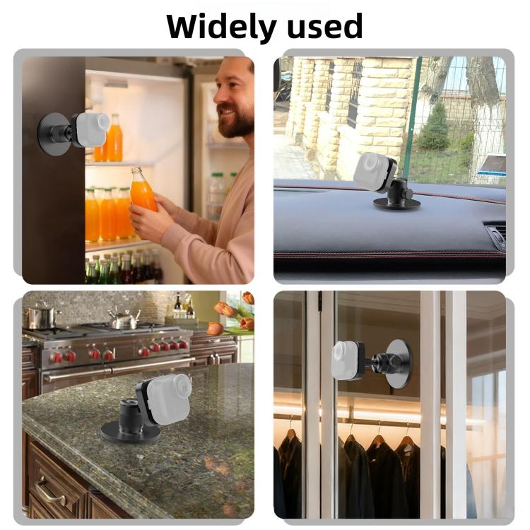 Quick Release Rotating Ball Head Magnetic Desktop Mount Base