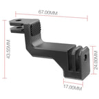 Horizontal-to-Vertical Camera Mounting Adapter with Long Screws — view 5