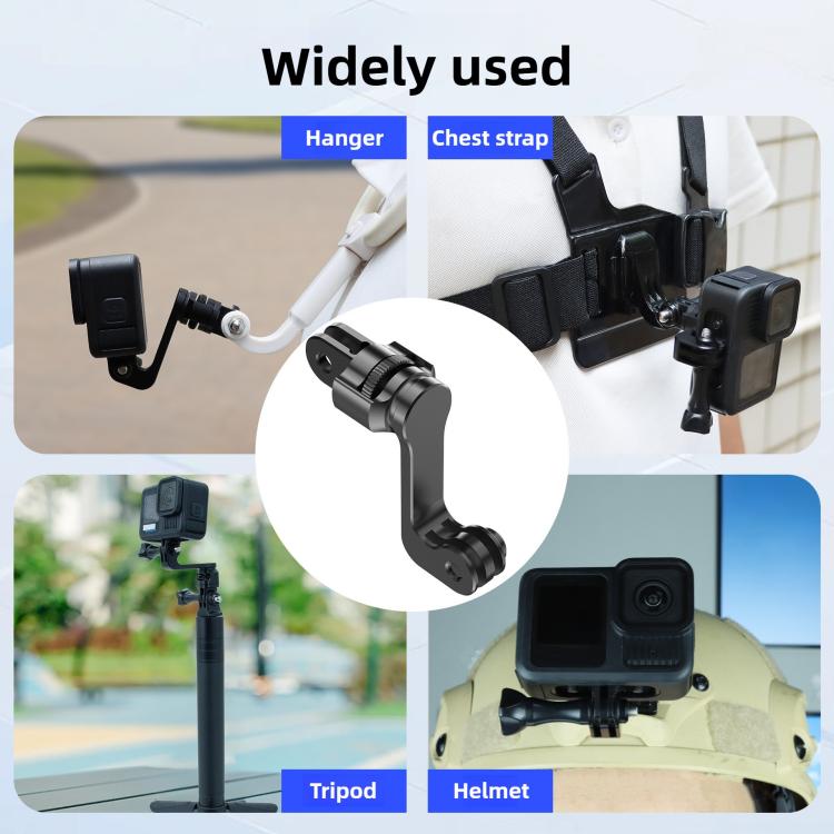 Centre Mounted Vertical Horizontal 360 Rotation Mount Adapter with Long Screw