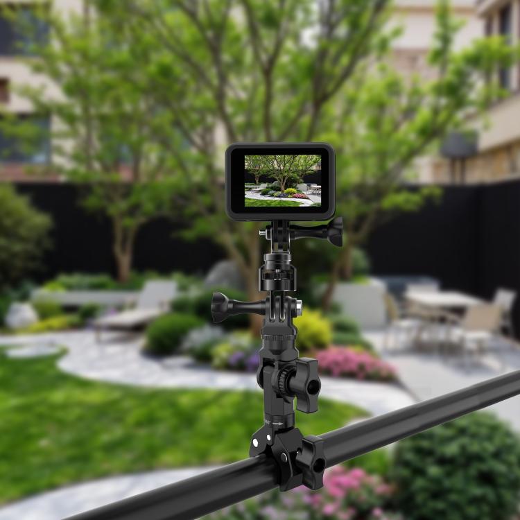 Centre Mounted Vertical Horizontal 360 Rotation Mount Adapter with Long Screw