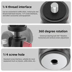 Mini 360 Degree Rotation Panoramic Metal Ball Head Mount Base — view 4