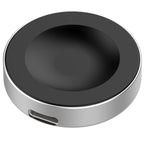 Split Metal Shell Watch Magnetic Charger, Length: 1m — Black