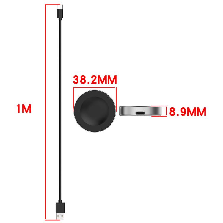 Split Metal Shell Watch Magnetic Charger, Length: 1m — view 8