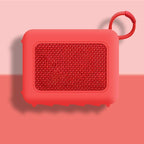 For JBL GO4 Outdoor Bluetooth Soft Silicone Drop-Proof Speaker Cover — Red