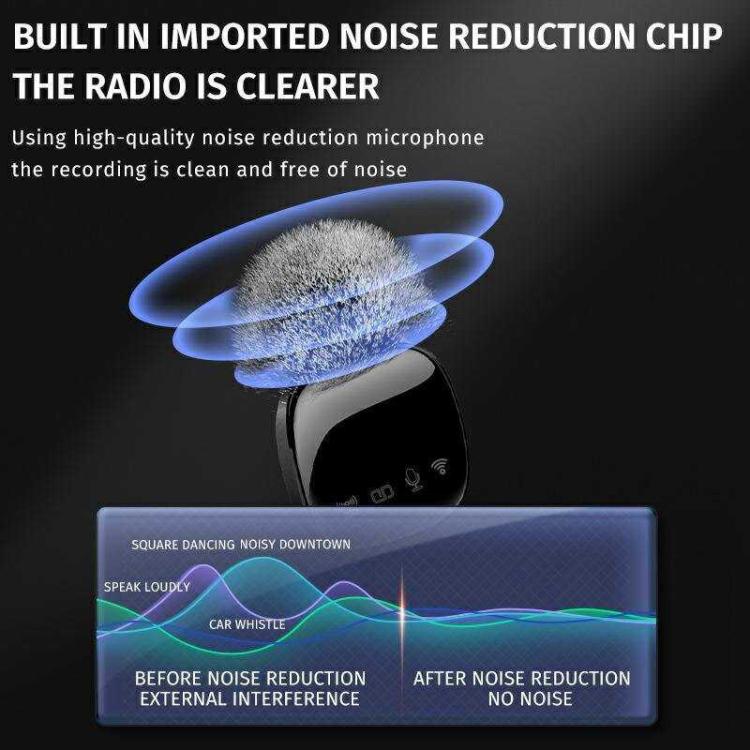 4-in-1 Wireless Lavalier Microphone System with Noise Reduction, UHF Transmission for iPhone / Android — view 6