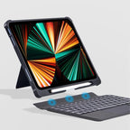 Split Bluetooth Backlit Keyboard Magnetic Four Corner Airbag Protective Case — view 16