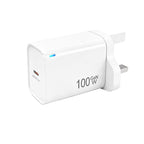 TE-PD46 GaN 100W PD 45W Fully Compatible Protocol Charger，UK Plug