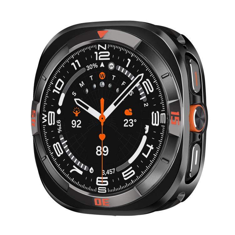 Time Pattern Metal Aluminium Alloy PC Watch Protective Case — view 9