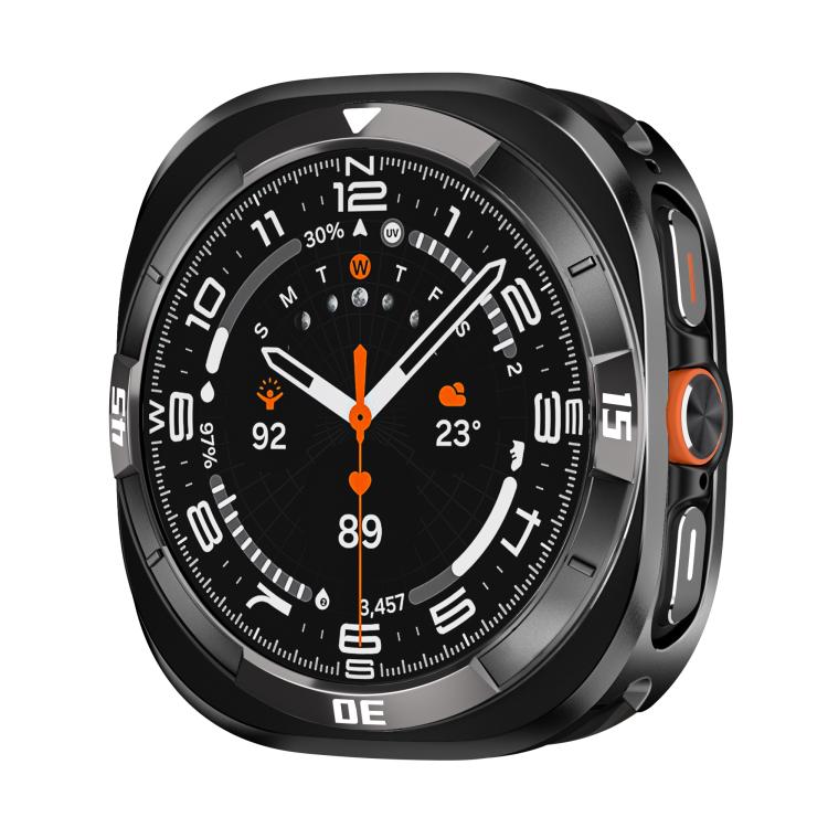 Time Pattern Metal Aluminium Alloy PC Watch Protective Case — view 10