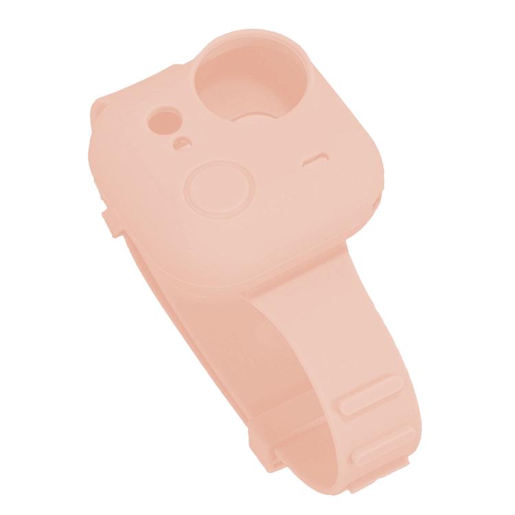 Sports Camera Expansion Strap Silicone Protective Cover — Black