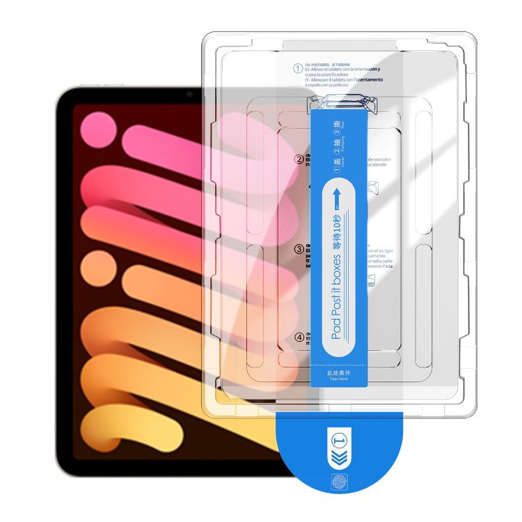 Easy Install Box Dust-Free Curved Edge HD Tempered Glass Film — For iPad 2025 / 2022
