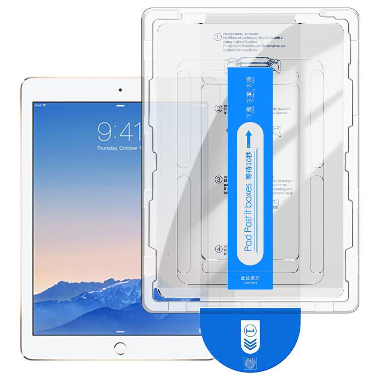Easy Install Box Dust-Free Curved Edge HD Tempered Glass Film — For iPad Air 2019