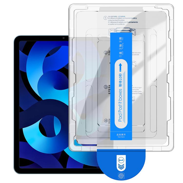 Easy Install Box Dust-Free Curved Edge HD Tempered Glass Film — For iPad Pro 12.9 2022 / 2021
